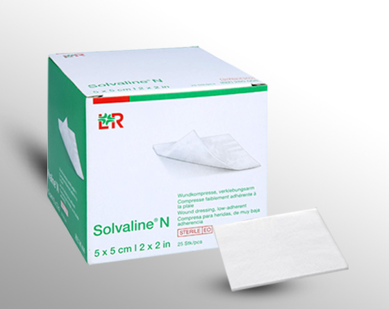 Solvaline N (پانسمان با کمترین چسبندگی به زخم)
