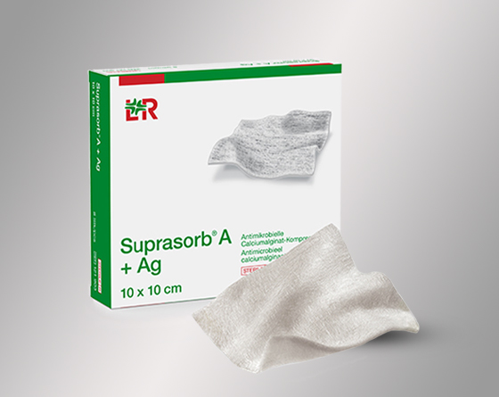Suprasorb A + Ag (سوپرازورب آلژینات کلسیم نقره‌دار)