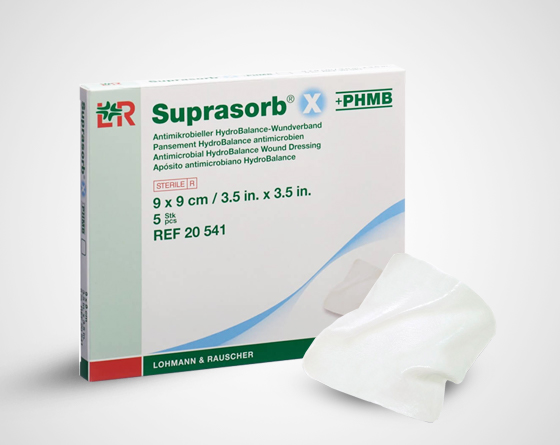 Suprasorb X + PHMB (سوپرازورب هیدرو بالانس پلی‌هگزانید)